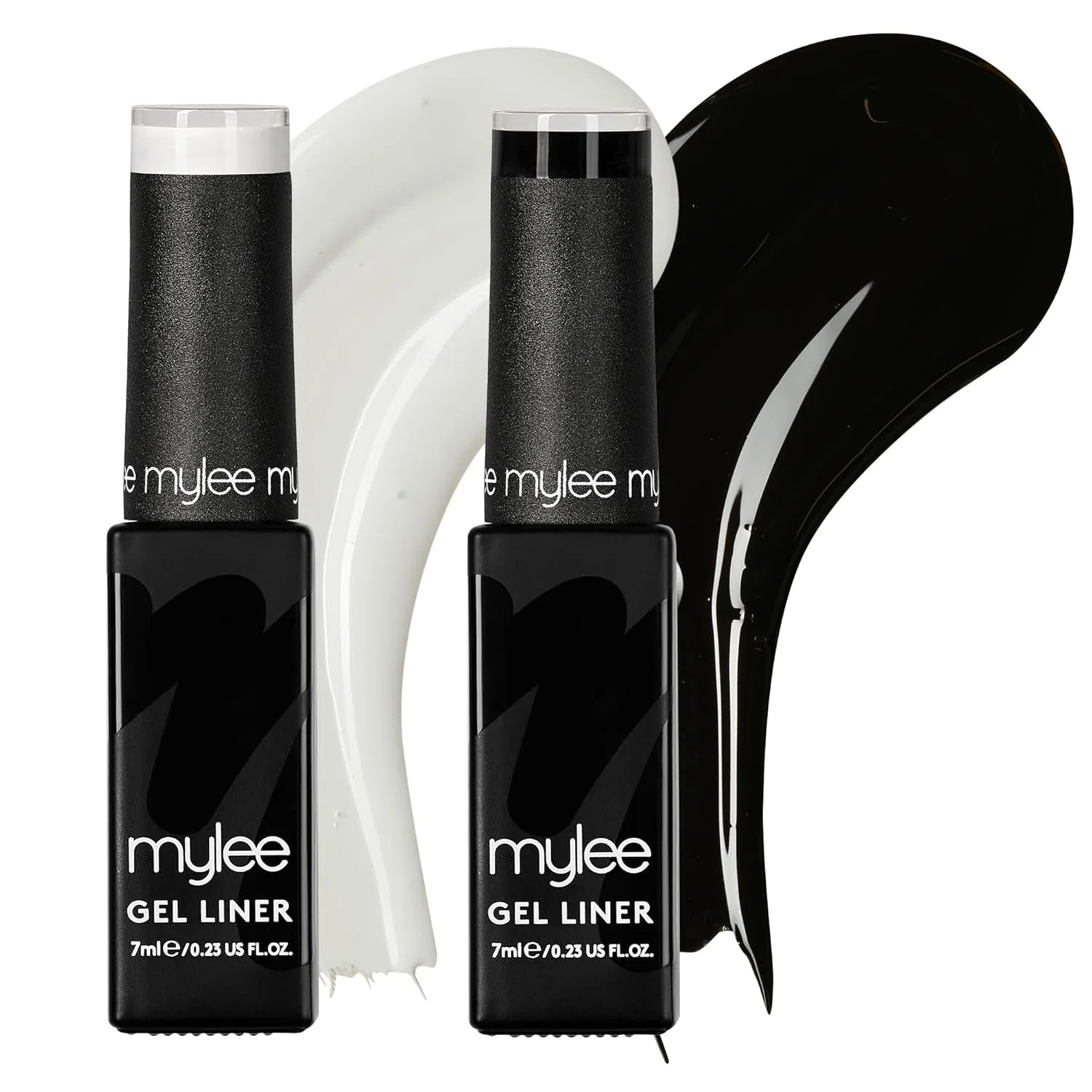 Набор гель-лаков Mylee Liner Gel Nail Polish Set 2 x 7 мл «Монохромный холст» Mylee, Mgl-Duo-01 - Monochrome Canvas Duo
