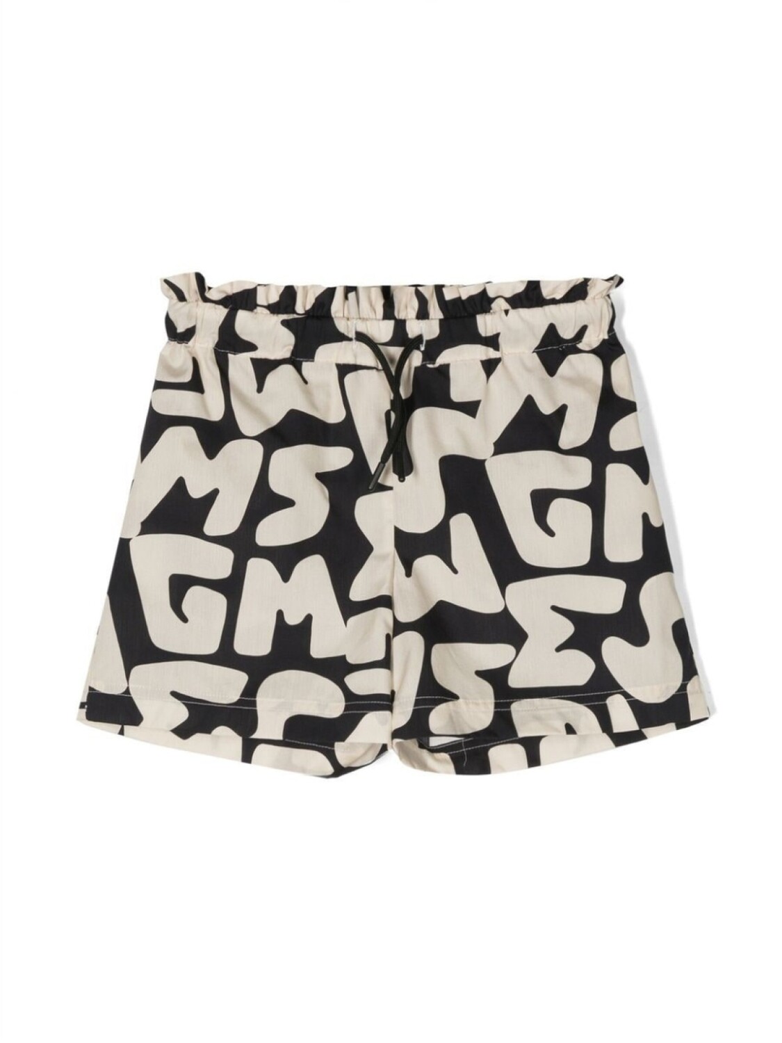 

MSGM Kids шорты с логотипом, серый