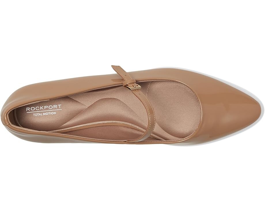 Туфли на плоской подошве Rockport Taren, цвет Medium Natural Patent — фото 2