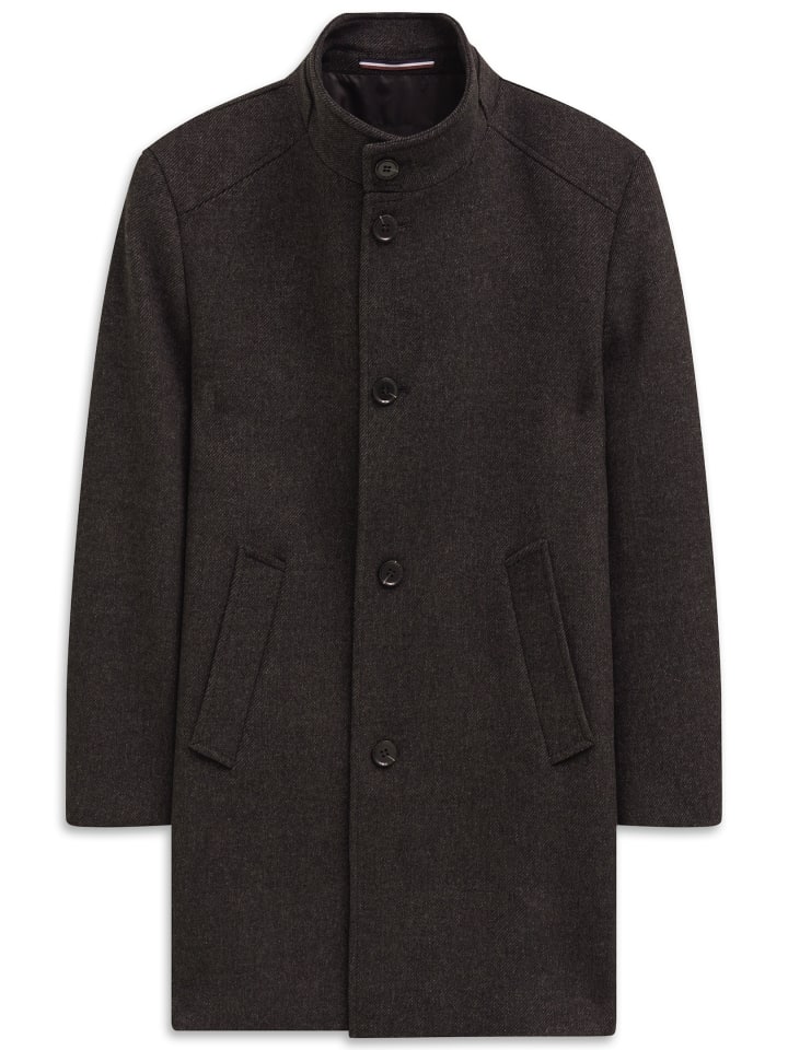 

Пальто с воротником-стойкой, цвет 280-темно-серый Bugatti