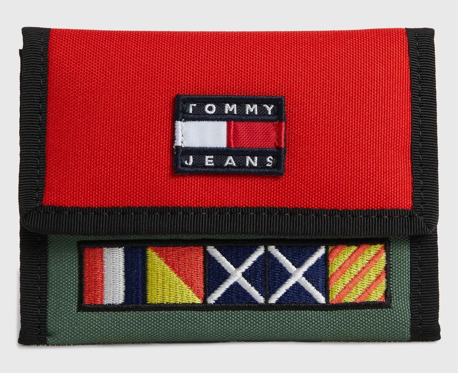 

Кошелек Tommy Jeans "TJM HERITAGE TRIFOLD" с логотипом бренда спереди, зеленый