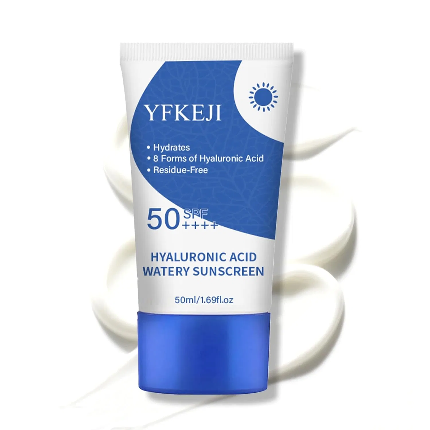 Солнцезащитный крем для лица SPF 50+, 50 мл Yfkeji