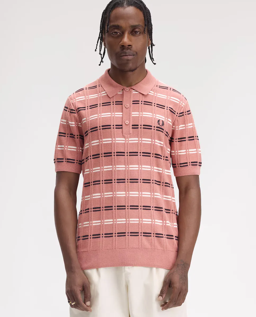 

Мужская поло с коротким рукавом Fred Perry, розовый