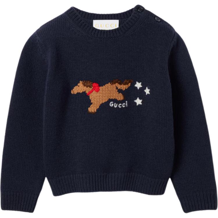 

Свитер для младенцев и малышей Gucci, темный синий