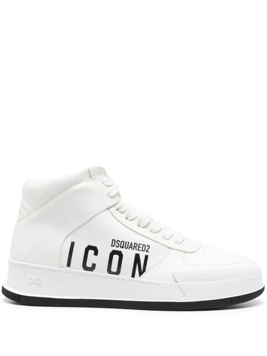 

DSQUARED2 кожаные кроссовки, белый