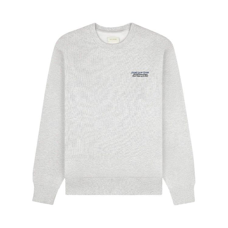 

Толстовка Aimé Leon Dore Monogram Crewneck Sweatshirt, Silver Mix