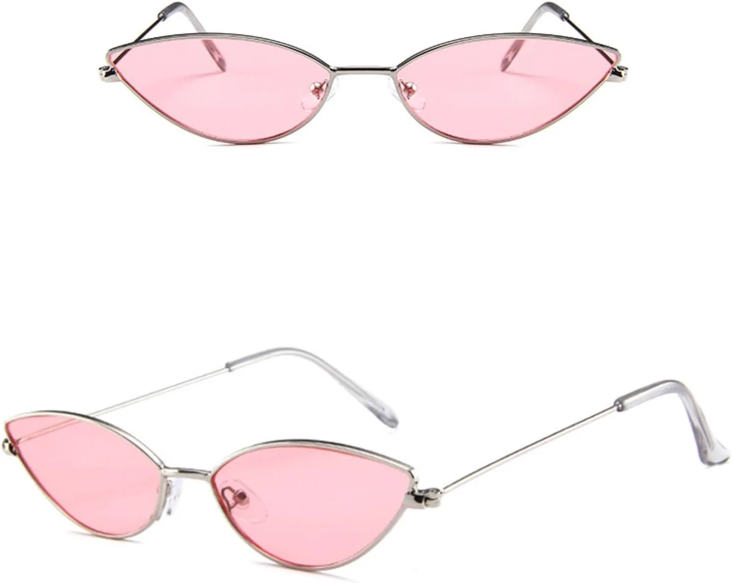 

Солнцезащитные очки с защитой UV400 | Линзы цвета «кошачий глаз» | Для женщин и мужчин, для занятий спортом на открытом воздухе и вождения DSVIGF, Gold Red