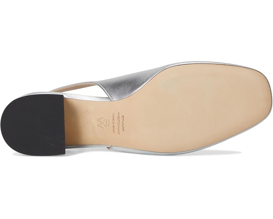 Туфли Stuart Weitzman Maeve Slingback 35, серебряный — фото 3