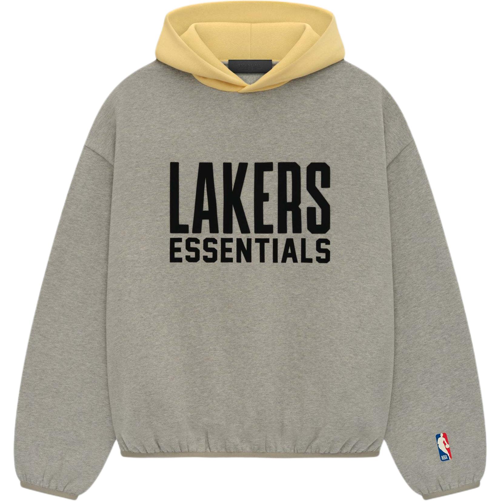 Толстовка Lakers Fear Of God Essentials, серый — фото 3