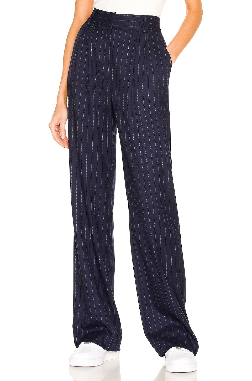 

Брюки Favorite Daughter The Favorite, цвет Navy Pinstripe