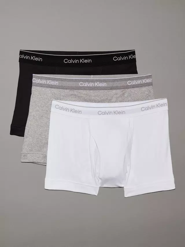 

Трусы Calvin Klein Regular Cotton Stretch, цвет black/grey h/white