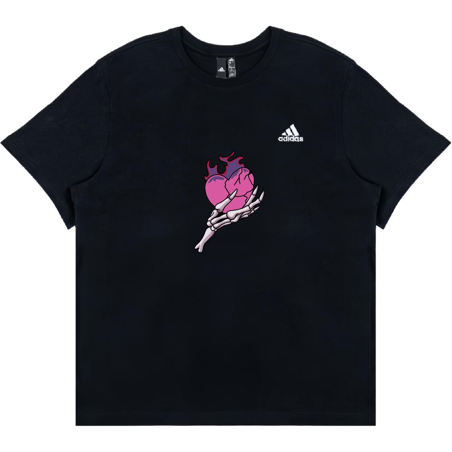 

Adidas Американская спортивная повседневная футболка с коротким рукавом и круглым вырезом Unisex Black, Черный, Adidas Американская спортивная повседневная футболка с коротким рукавом и круглым вырезом Unisex Black