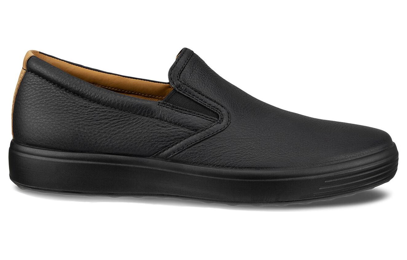 Мужские туфли Ecco Men's Casual Shoes Men Low-Top Black — фото 2