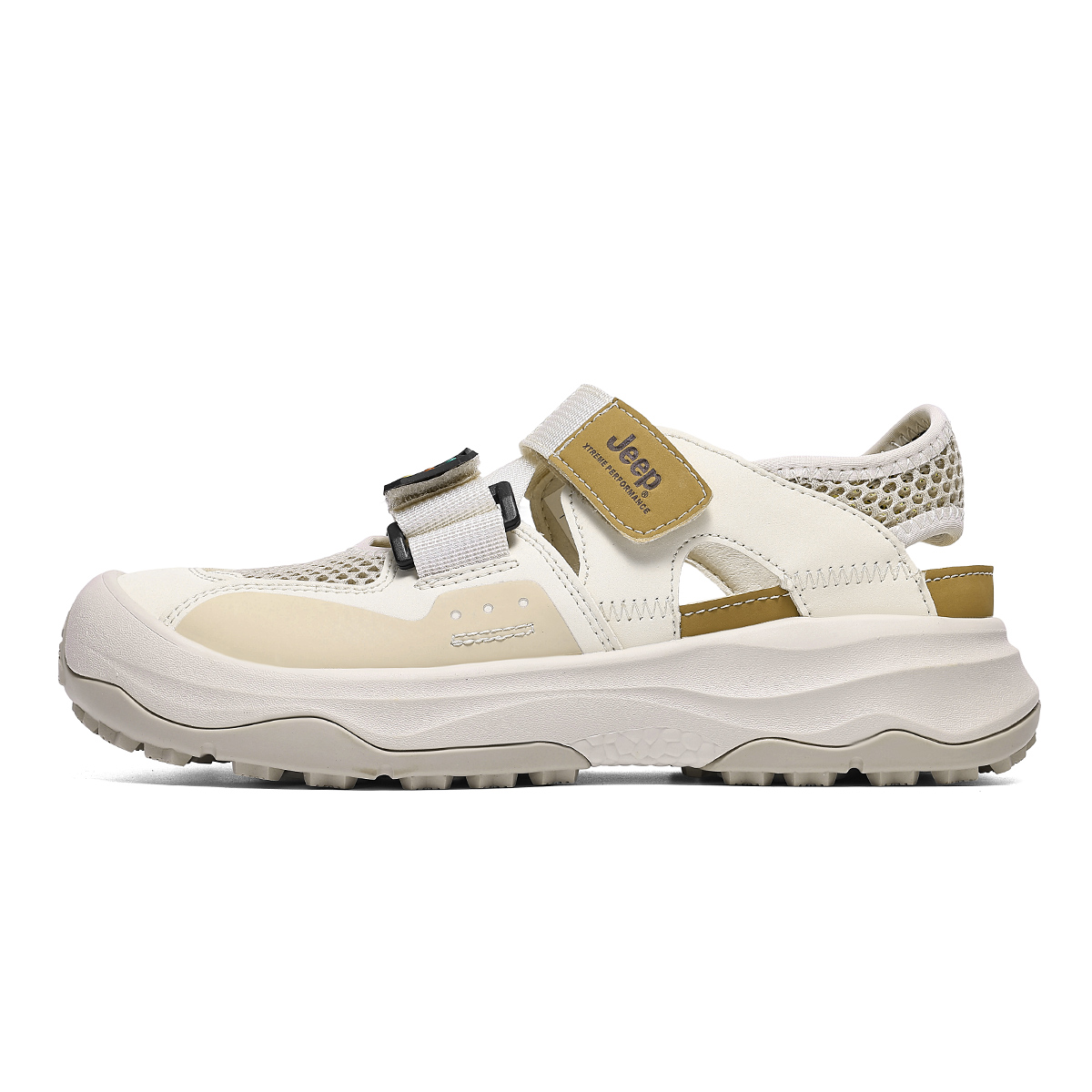 

Сандалии Slip Resistant Breathable Abrasion Resistant Lightweight River Trekking Shoes Men's Beige Jeep, Beige