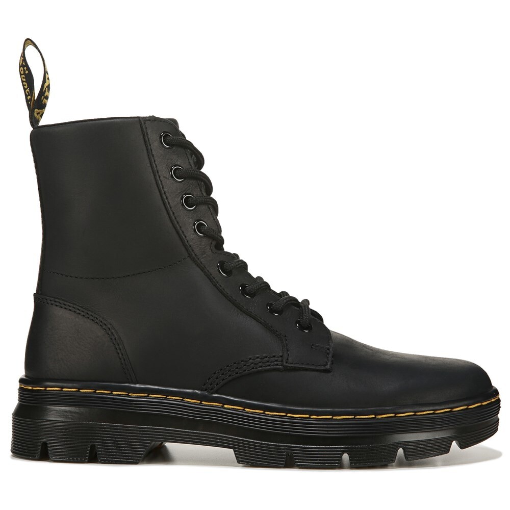 Ботинки мужские Dr. Martens Combs высокие кожаные, черный — фото 2