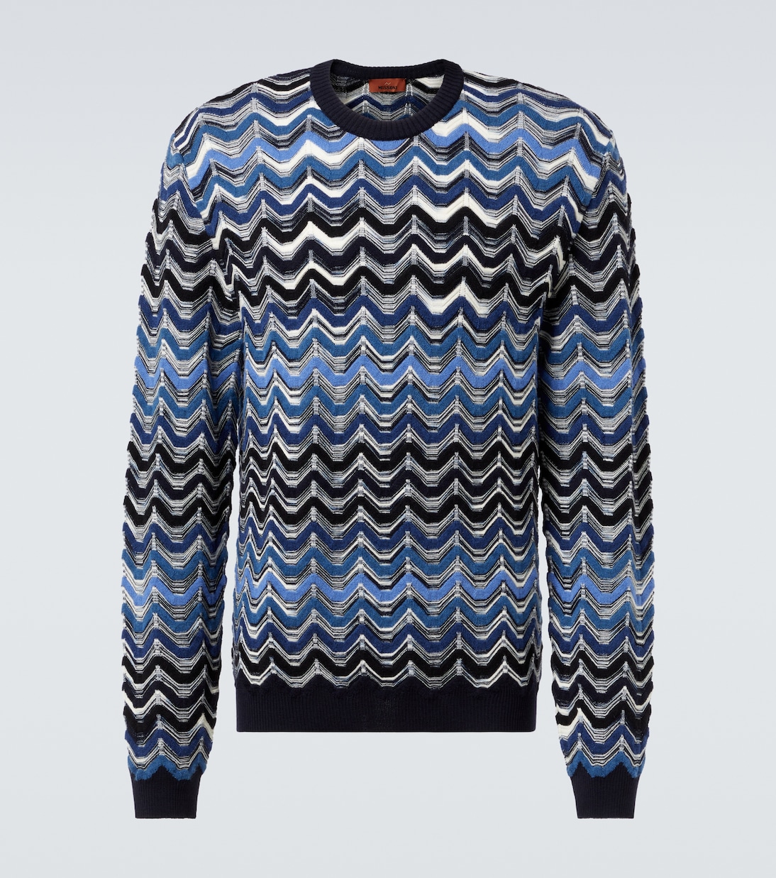

Шерстяной свитер с зигзагом Missoni, Blue Tones