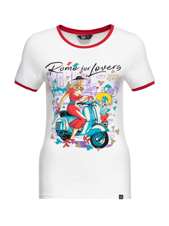 

Футболка Queen Kerosin Rome for Lovers, белый