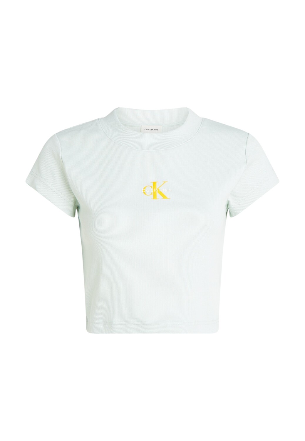 

Футболка женская Calvin Klein Jeans короткая, белый