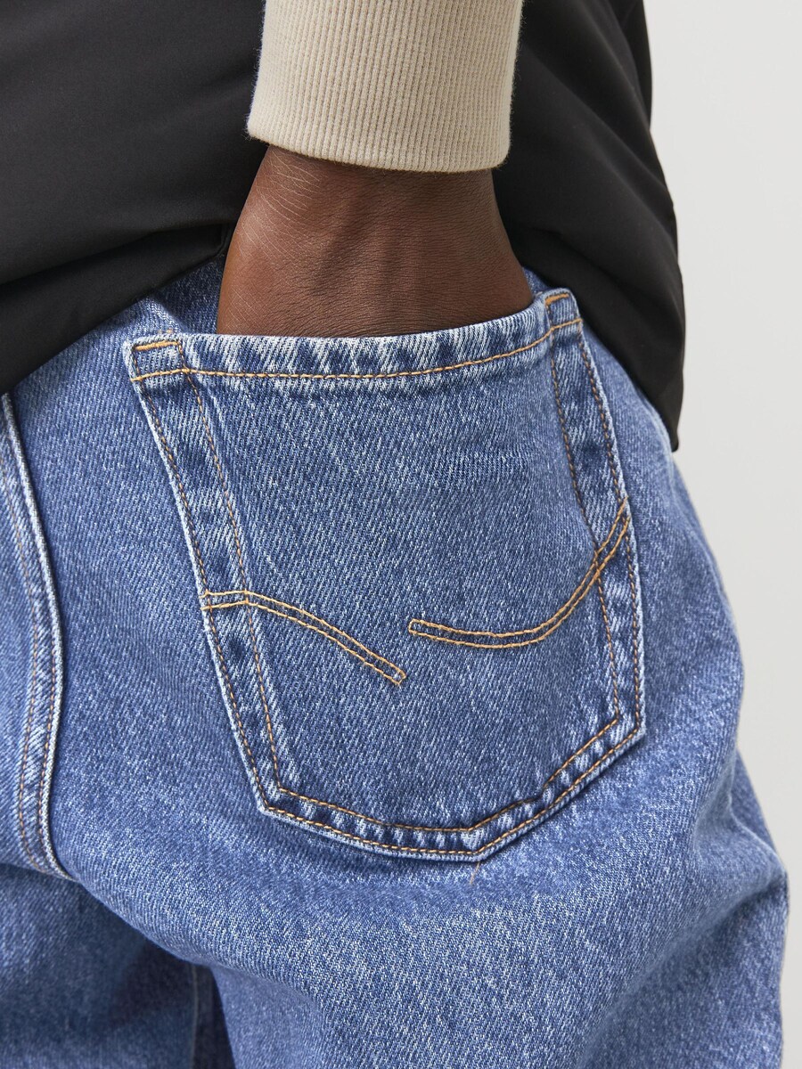 Джинсы свободного кроя Jack & Jones Junior JJALEXJNR, синий деним — фото 4