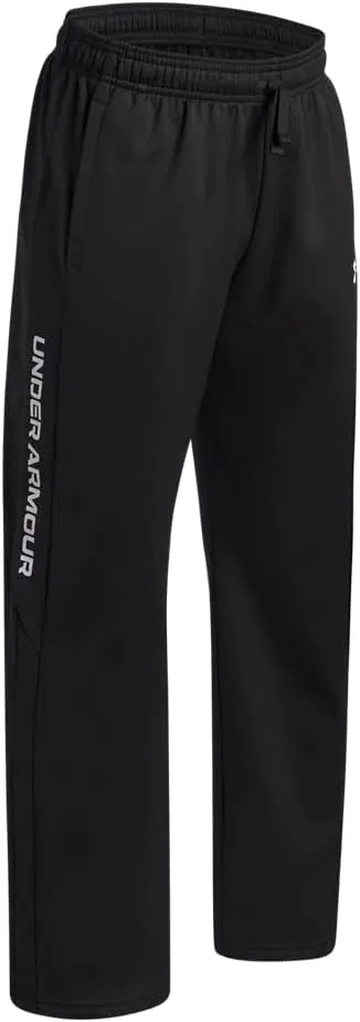 Детские брюки Under Armour Brawler 3.0 зауженного кроя, (001) Black//White — фото 3