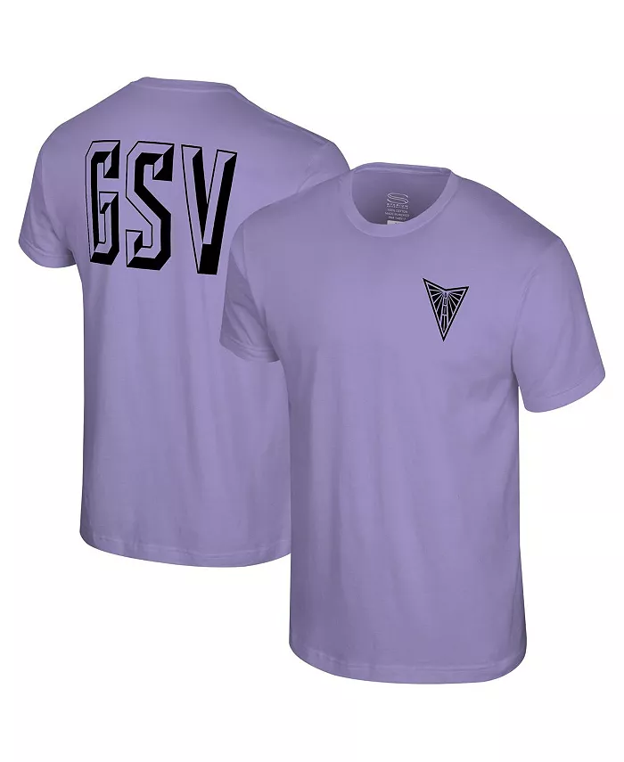 

Мужская и женская фиолетовая футболка Golden State Valkyries Origins Statement Stadium Essentials