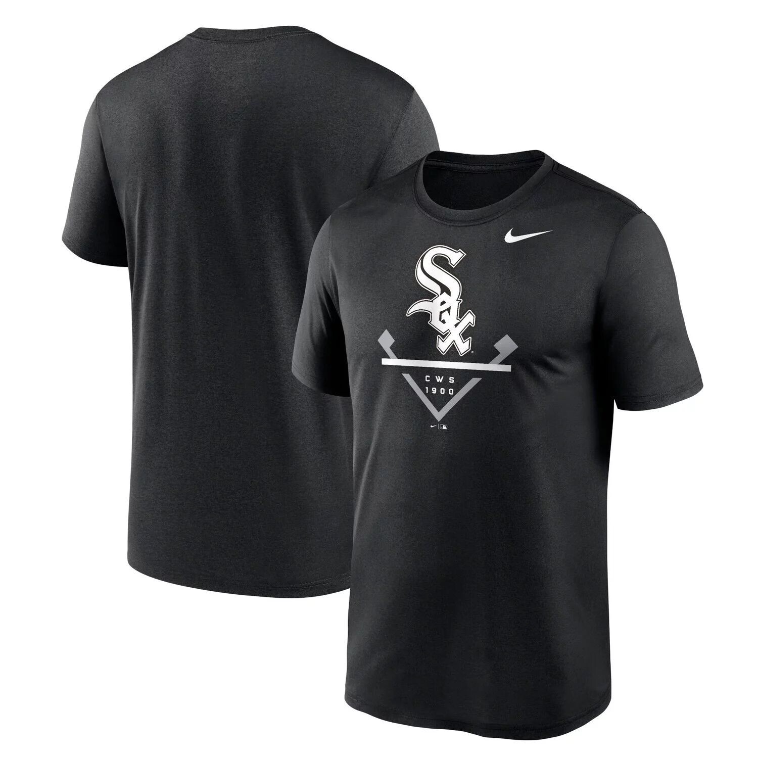 

Мужская черная футболка Chicago White Sox Big & Tall Icon Legend Performance Nike, Черный, Мужская черная футболка Chicago White Sox Big & Tall Icon Legend Performance Nike