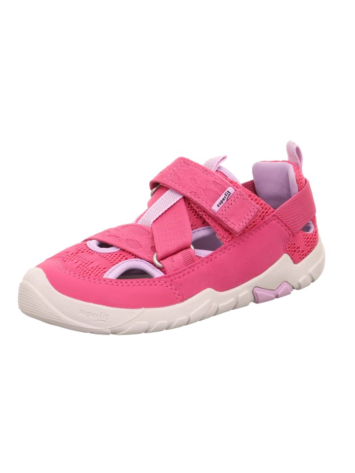 

Кроссовки на шнуровке superfit, цвет pink/lila