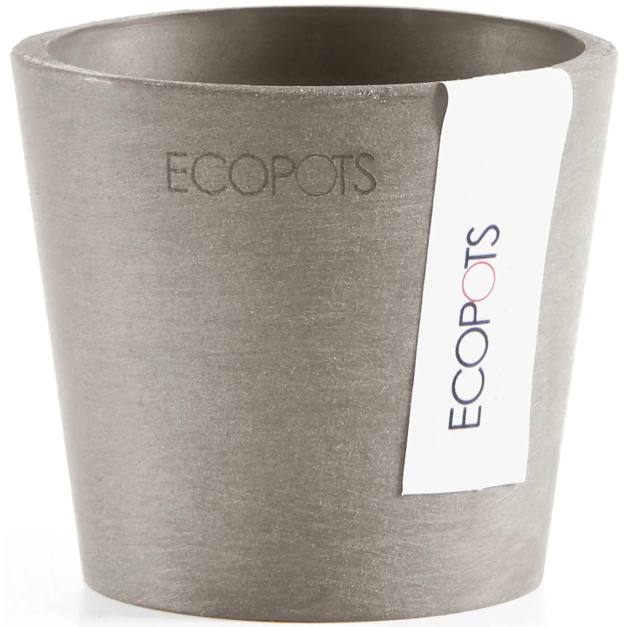 

Цветочный горшок ECOPOTS «Amsterdam Mini 8 Taupe», для использования в помещении, серо-коричневый