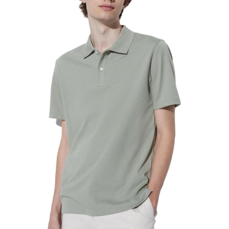 Рубашка поло унисекс Verdant Green Uniqlo, зеленый — фото 2