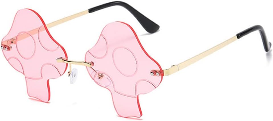 

Женские солнцезащитные очки без оправы неправильной формы в стиле ретро с прозрачными линзами и защитой от УФ-излучения UV400. Мужские солнцезащитные очки с сине-фиолетовыми зеркальными линзами LANGSER, Golden Pink