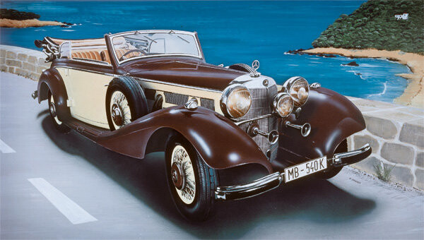 

Italeri, Mercedes-Benz 540K, Модельный комплект, 12+