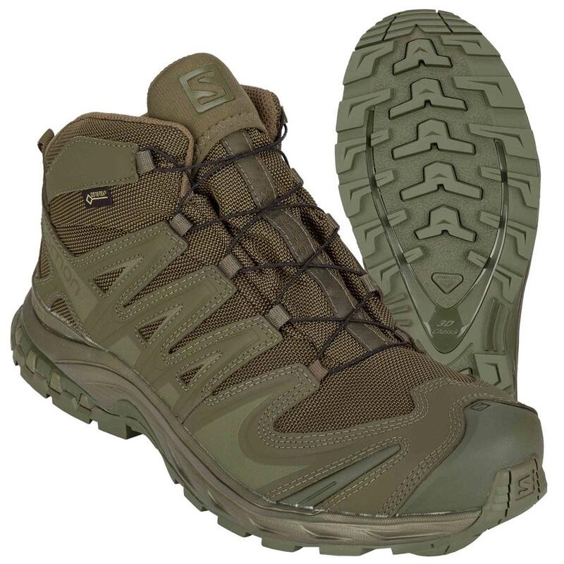 

Трекинговые ботинки для взрослых XA Forces Mid GTX Ortholite SALOMON, цвет gruen