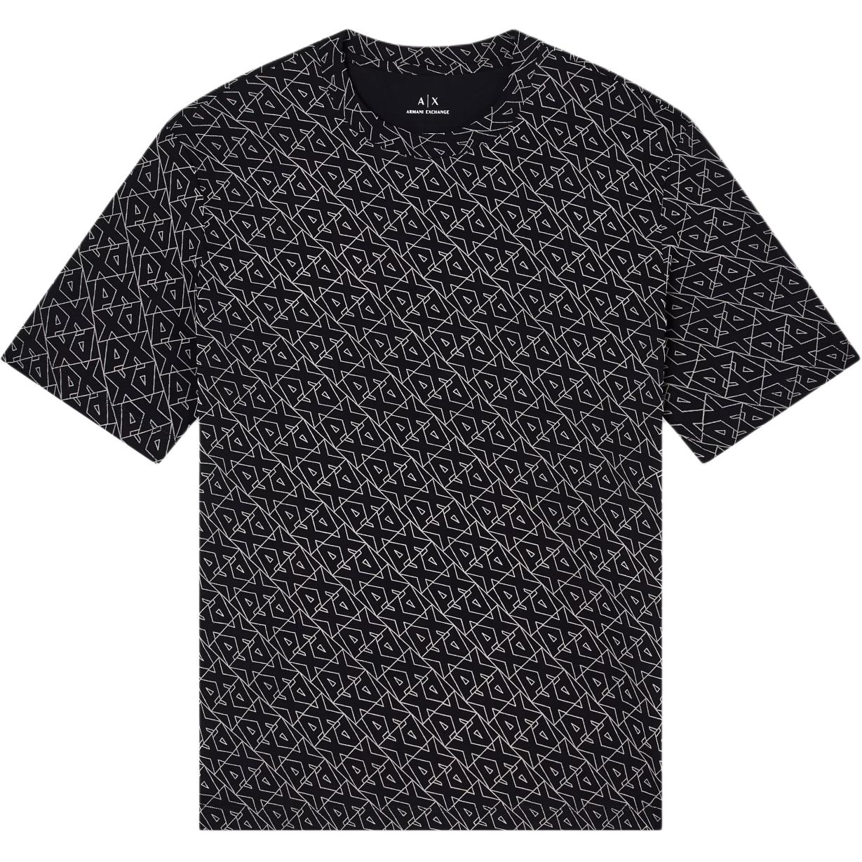 

ARMANI EXCHANGE Футболка AE SS25 мужская black, Черный, ARMANI EXCHANGE Футболка AE SS25 мужская black