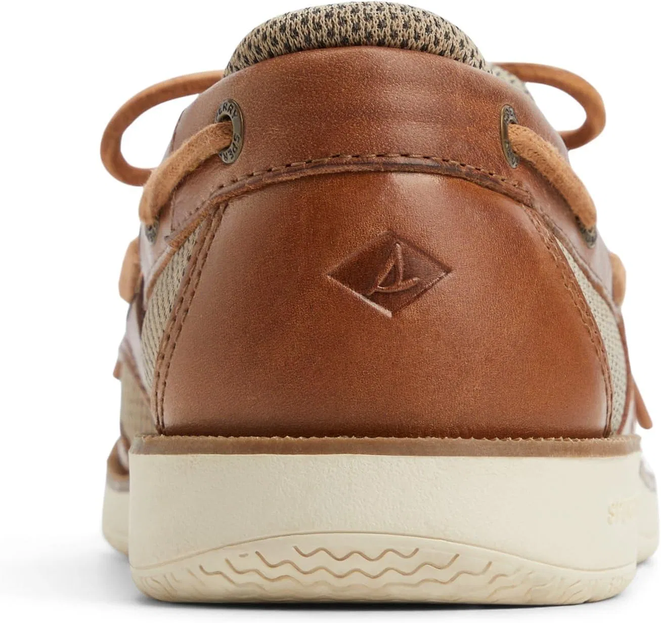 Мужские лодочные туфли Sperry Tarpon с двумя люверсами, Medium Beige — фото 3