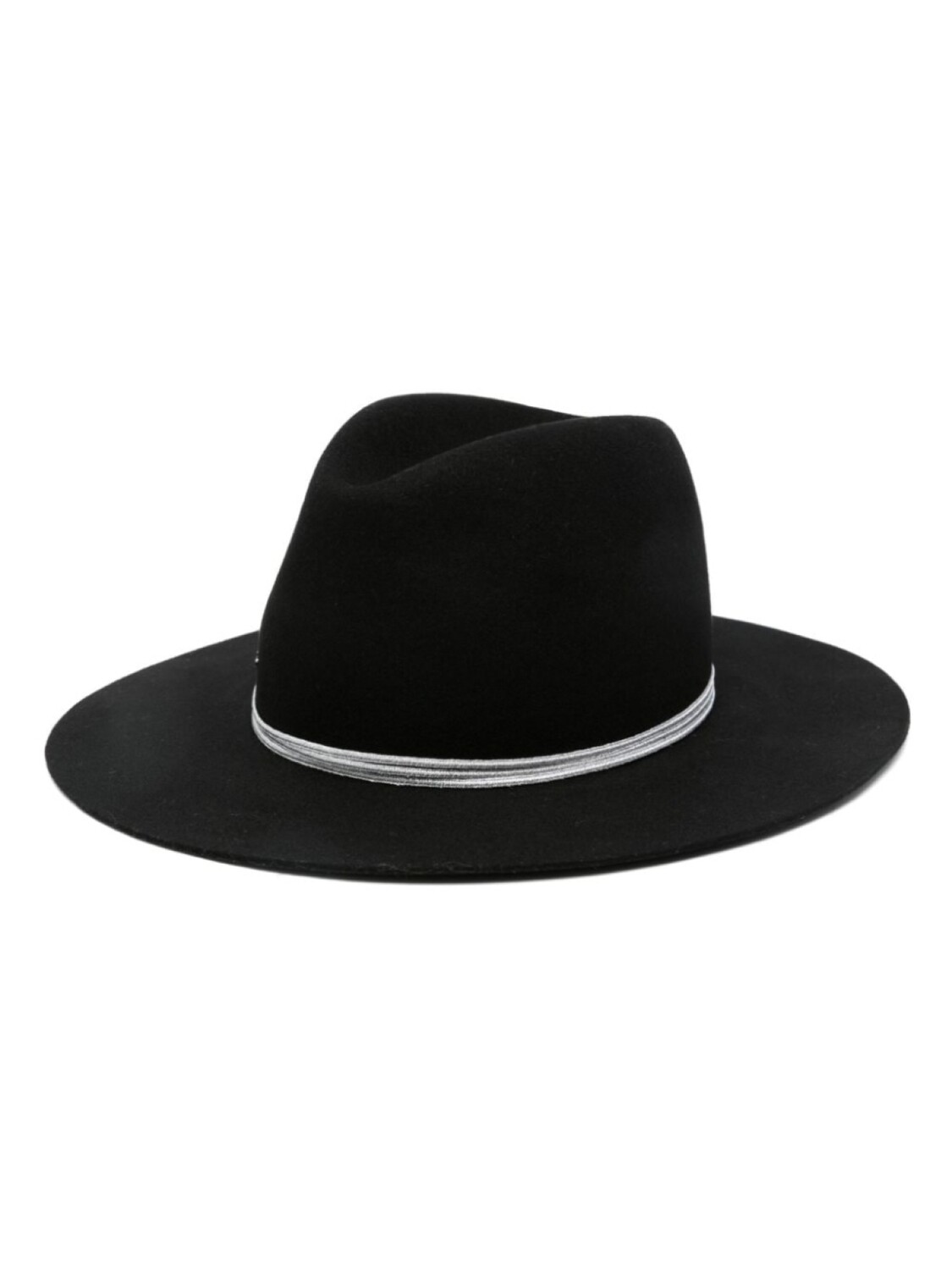 

Borsalino фетровая шляпа с логотипом, черный