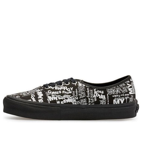 

Кроссовки comme des garcons x authentic lx 'graffiti - black' Vans, черный
