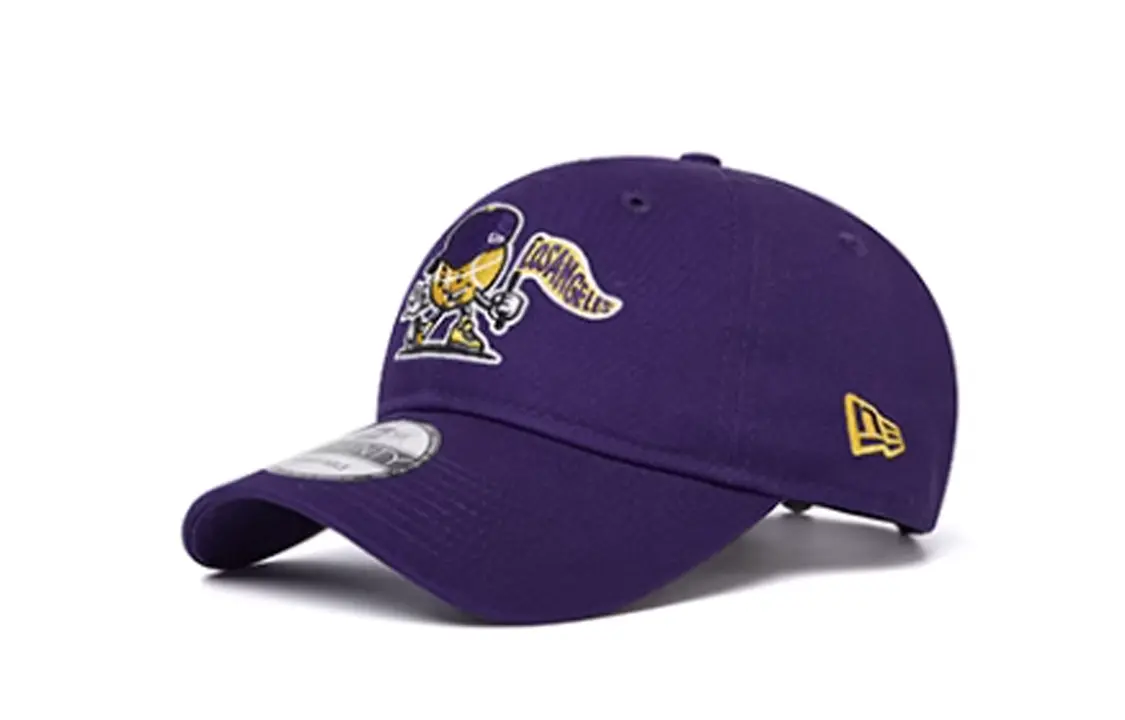

New Era Хлопковая бейсболка унисекс фиолетовая, Purple