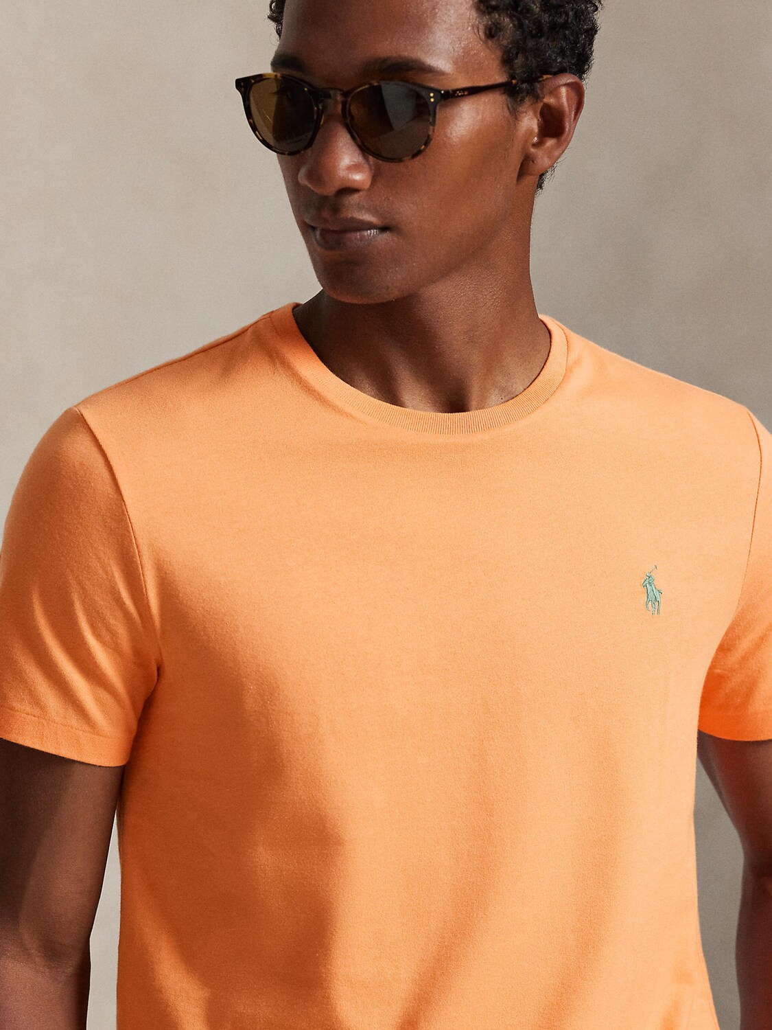 Polo Ralph Lauren Поло Regular fit в цвете Apricot — фото 2