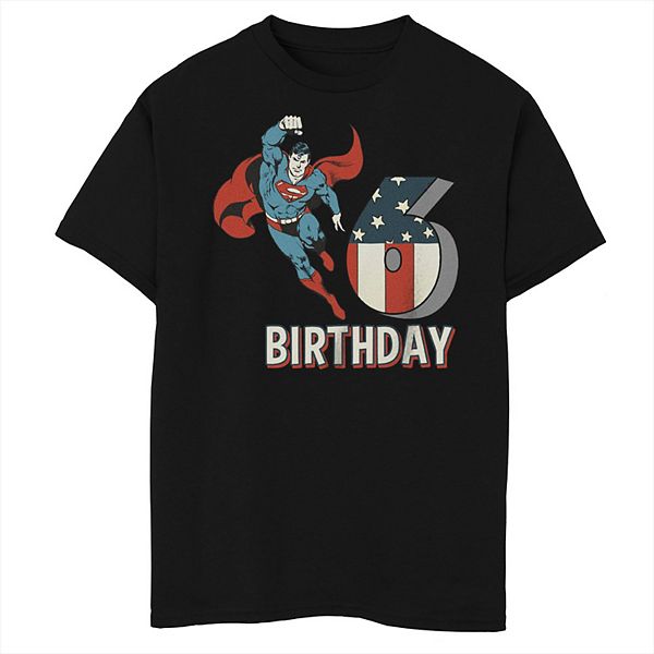 

Футболка для мальчиков 8-20 superman american style 6th birthday Licensed Character