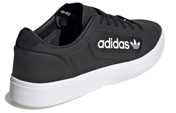 Кроссовки гладкие Adidas, черный — фото 4