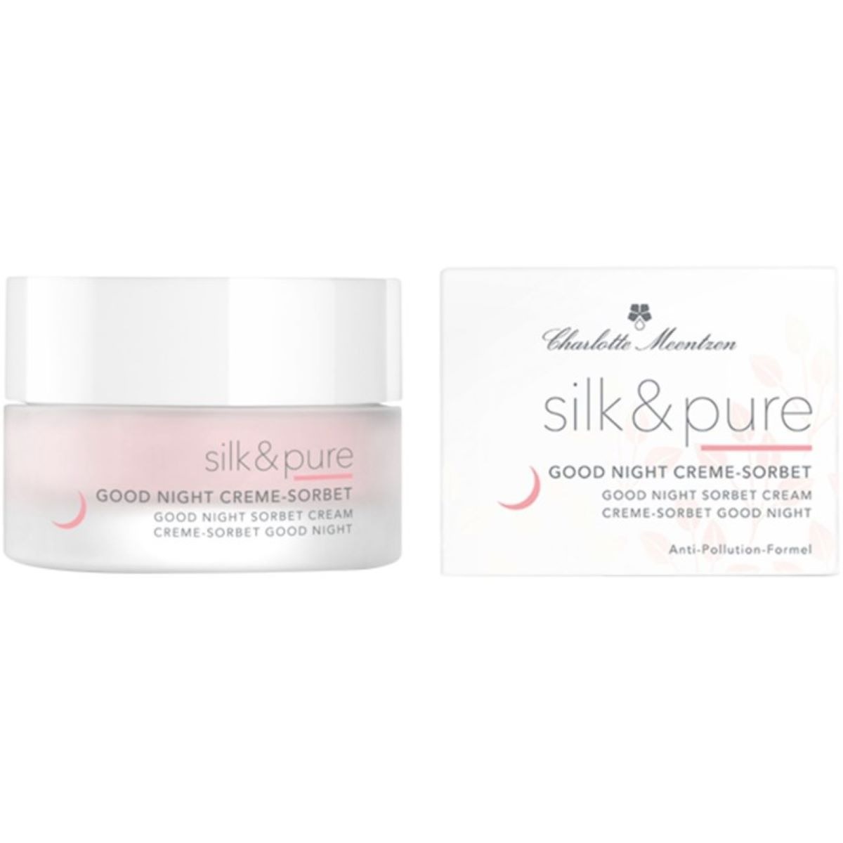 Набор Charlotte Meentzen — Silk & pure tages-und nachtpflege 2er set , количество 1 шт — фото 3