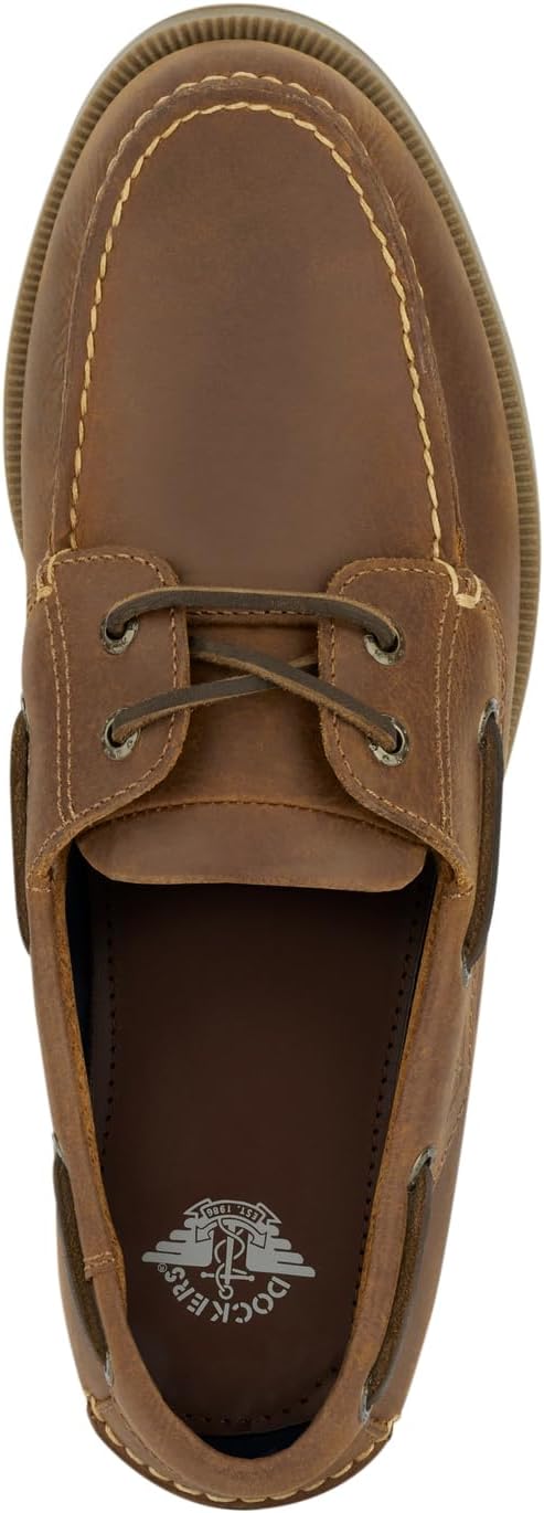 Мужские кожаные топсайдеры Dockers Castaway, Tan — фото 2