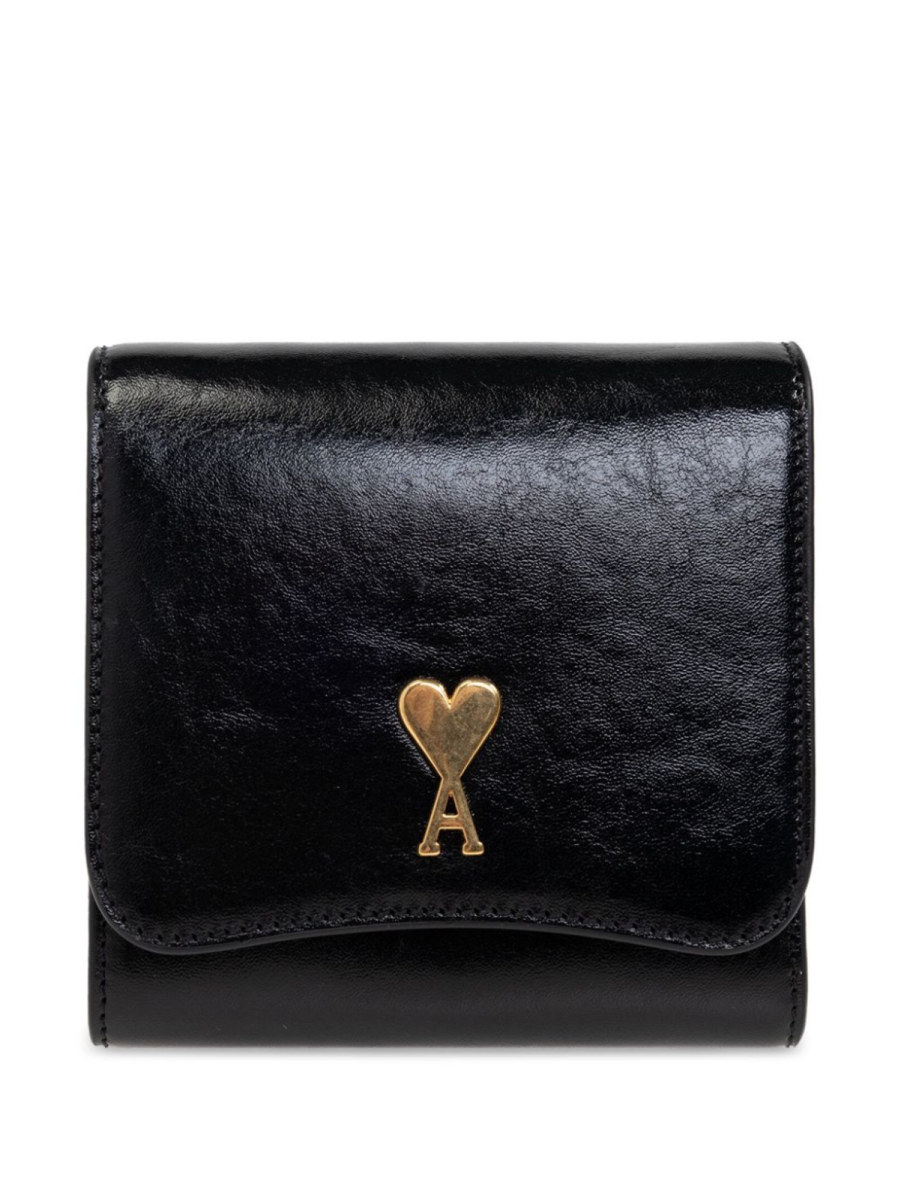 

Кошелек AMI Paris Ami de Coeur, черный