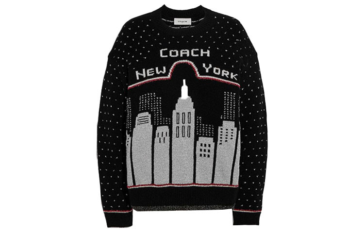 

COACH Женский свитер, цвет Black