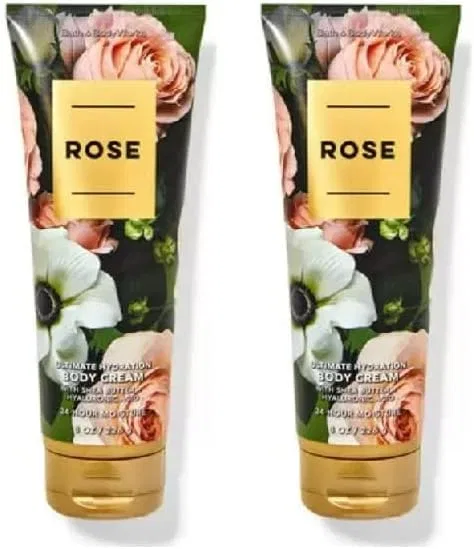 Крем для тела Rose Bath & Body Works, набор из 2 шт., 226 мл