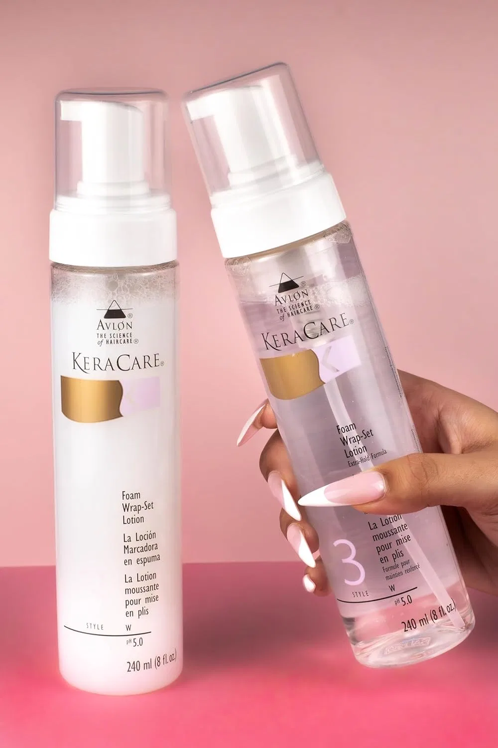 Лосьон-пена для укладки волос KeraCare Foam Wrap-Set Lotion от Avlon Avlon — фото 3