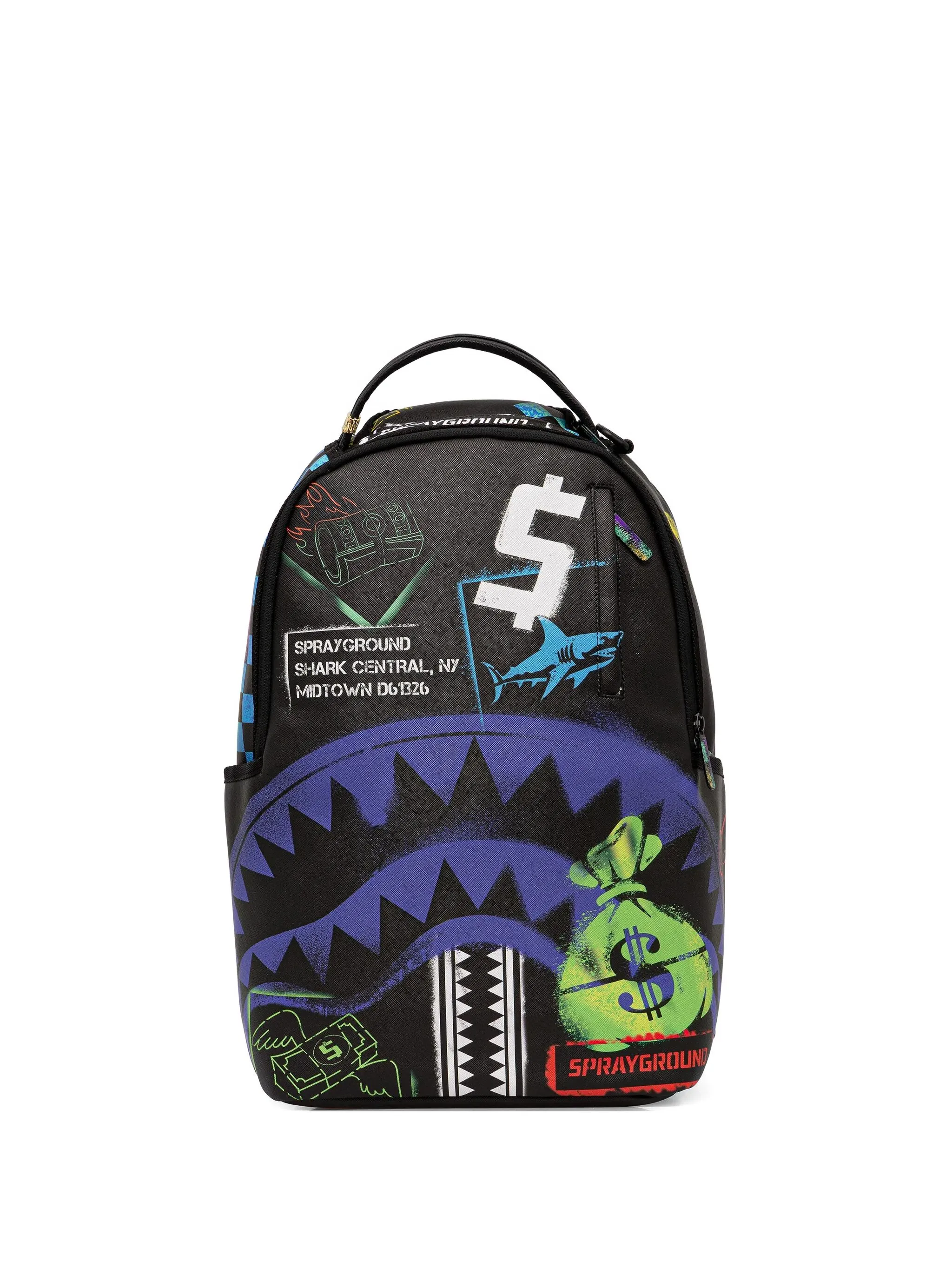 

Рюкзак с принтом Sprayground, черный