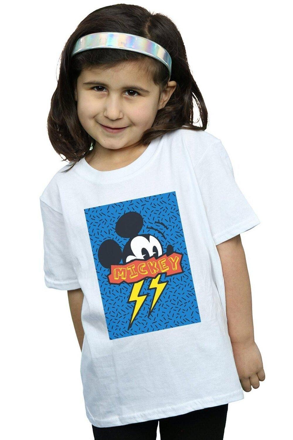

Хлопковая футболка с Микки Маусом в стиле 90-х годов Disney, белый