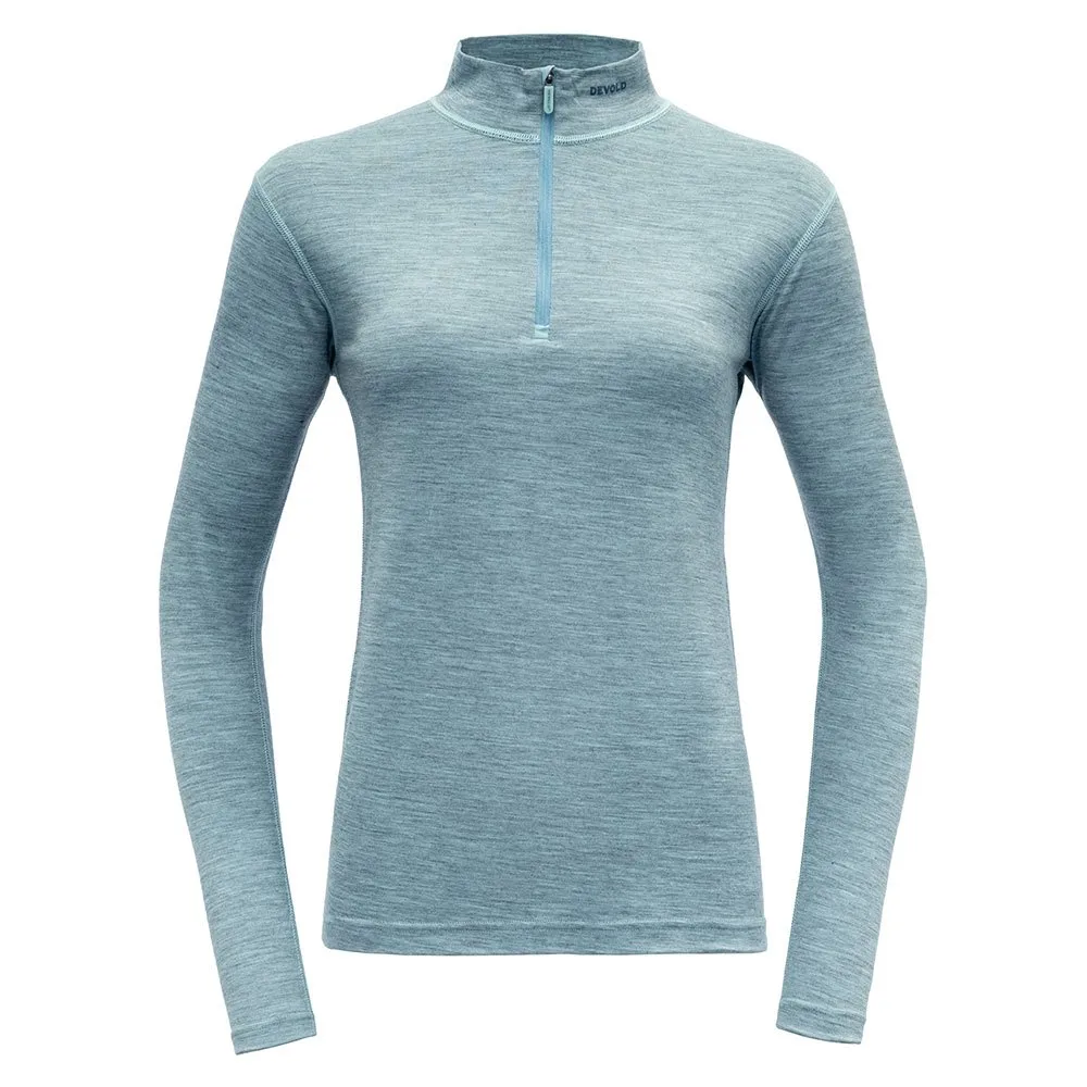 

Лонгслив DEVOLD OF NORWAY Breeze Merino 150 half zip, синий