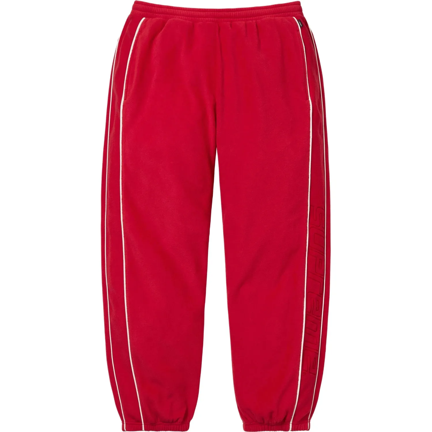 POLARTEC FW25 WEEK19 Polartec Reflective Piping Pant вязаные свитшоты унисекс Supreme, красный